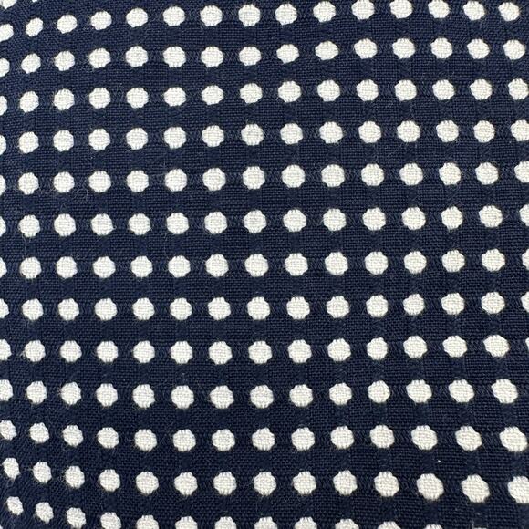 Alfred Dunner Jacket SZ 8P Navy Blue White Polka Dot Short Sleeve 2-Button Lined - Picture 3 of 8